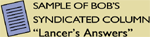 Bob Lancer's Answers